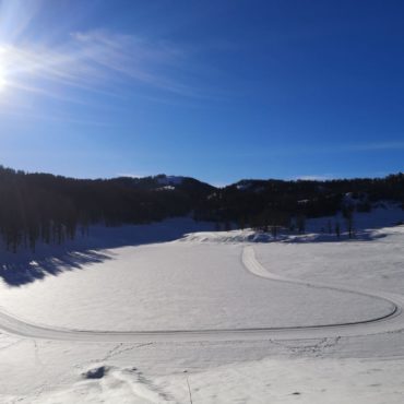 La boucle de ski de fond de Beuil