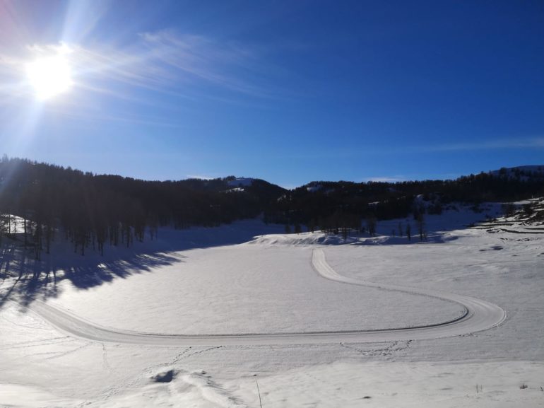 La boucle de ski de fond de Beuil