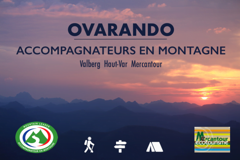 Notre invité de la semaine sur Oxygène est Hugo PADILLA accompagnateur en montagne et co-fondateur du bureau OVARANDO (avec Florian SASSIER) à Valberg. Cet été, beaucoup de randonnées sont proposées par OVARANDO notamment au départ de Valberg ou des alentours. Un programme mensuel avec au moins chaque semaine une sortie :