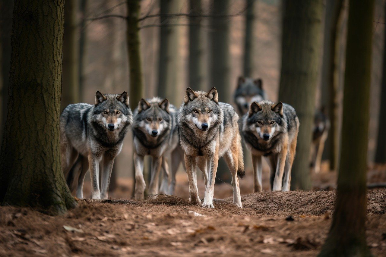Meute de loups, photographie de Wenoc de Pixabay